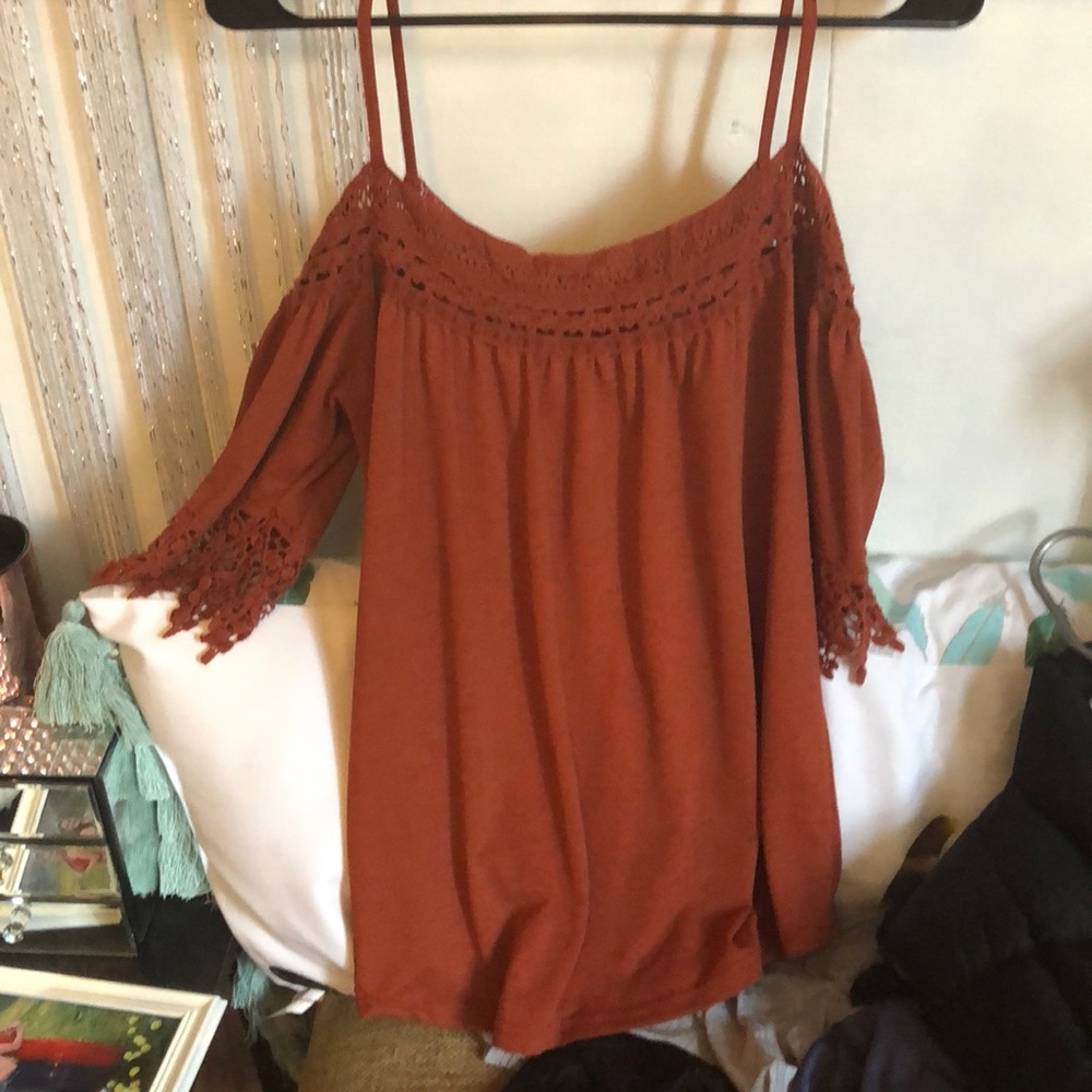 Off the shoulder shirt